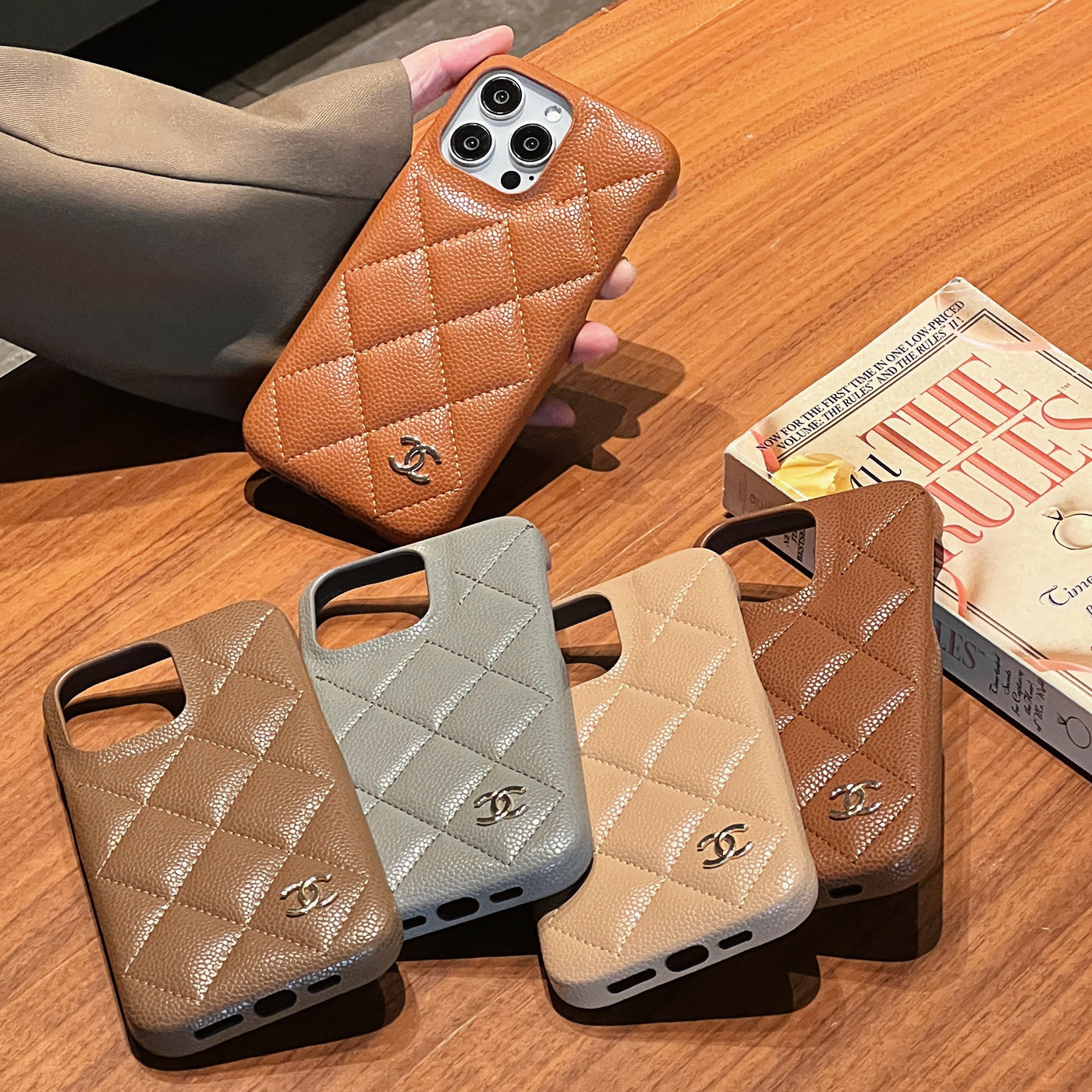 CC Leather iPhone Case