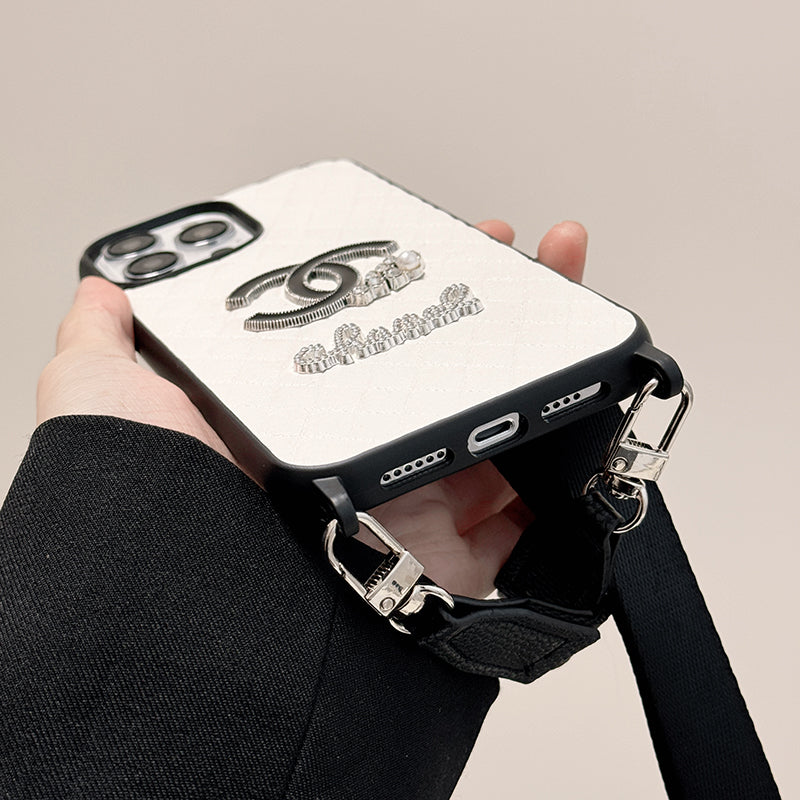 CC Crossbody Leather iPhone Case