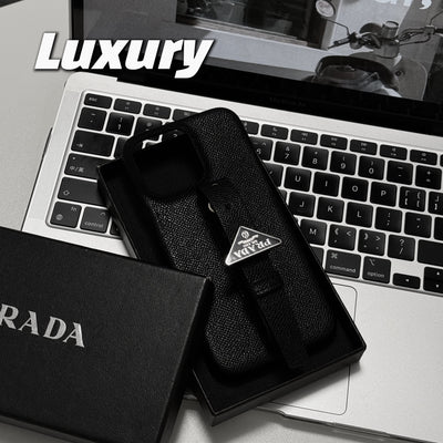 Pra Leather Handle iPhone Case