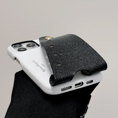 MM Leather Handle iPhone Case