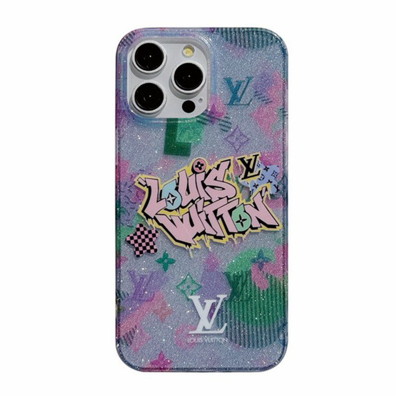 Louis Glitter iPhone Case