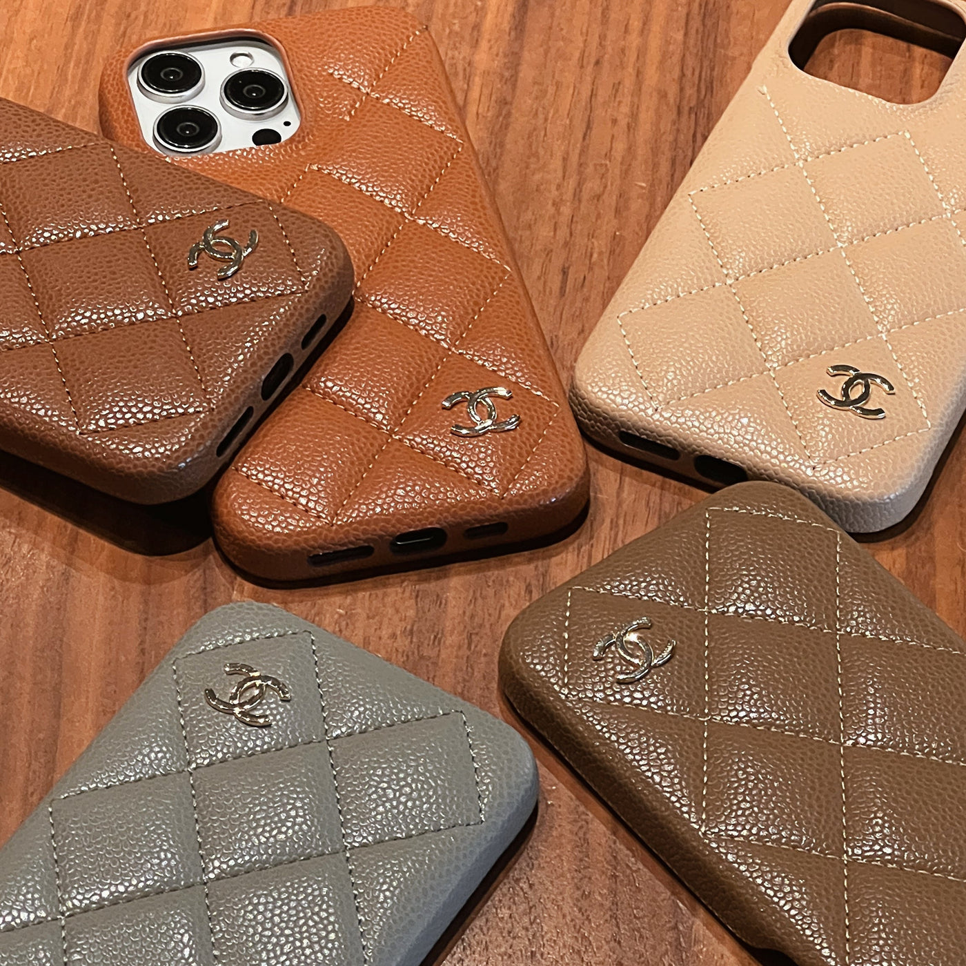 CC Leather iPhone Case