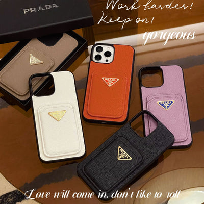 Pra Card Holder Color iPhone Case