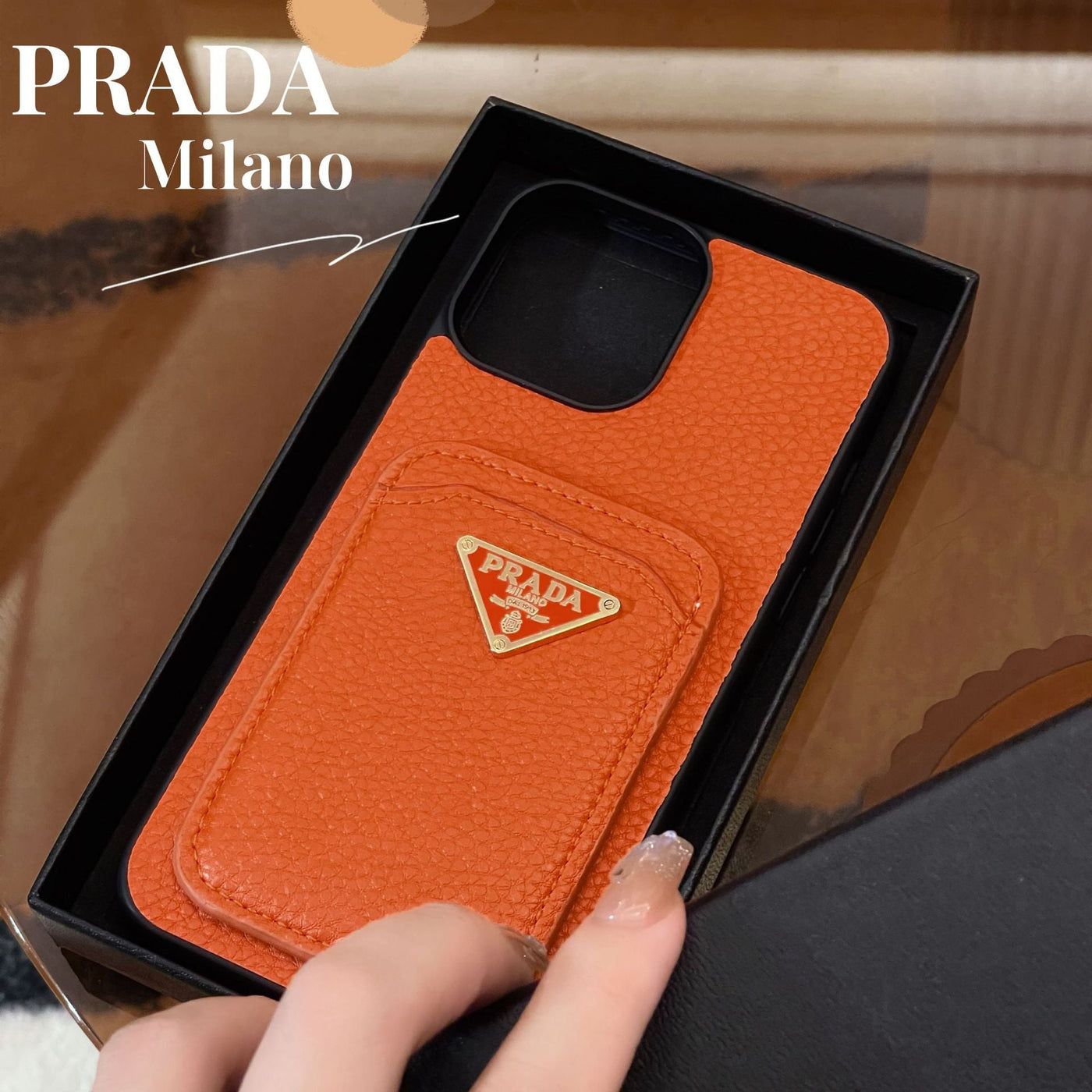 Pra Card Holder Color iPhone Case