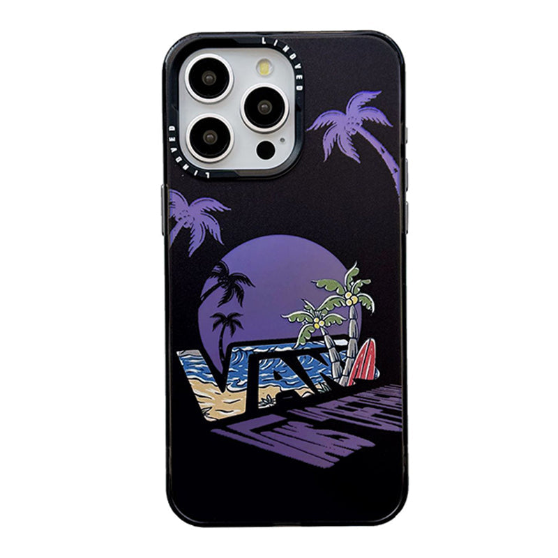 V Purple iPhone Case