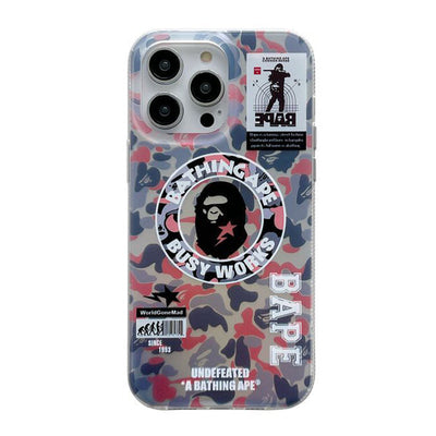 iPhone Case - A Bathing Ape Bape Green & Red Case