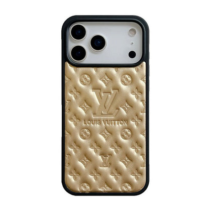 Louis Color Leather  iPhone Case