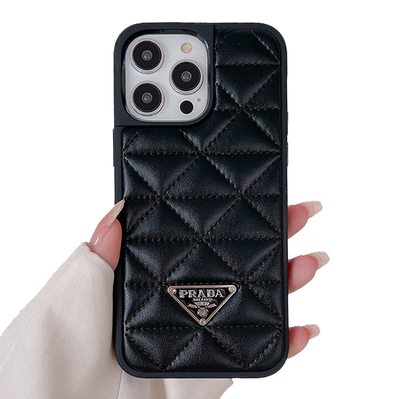 iPhone Case - Prada Down Material Black Case