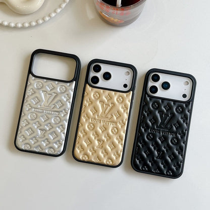 Louis Color Leather  iPhone Case