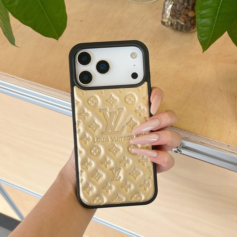 Louis Color Leather  iPhone Case