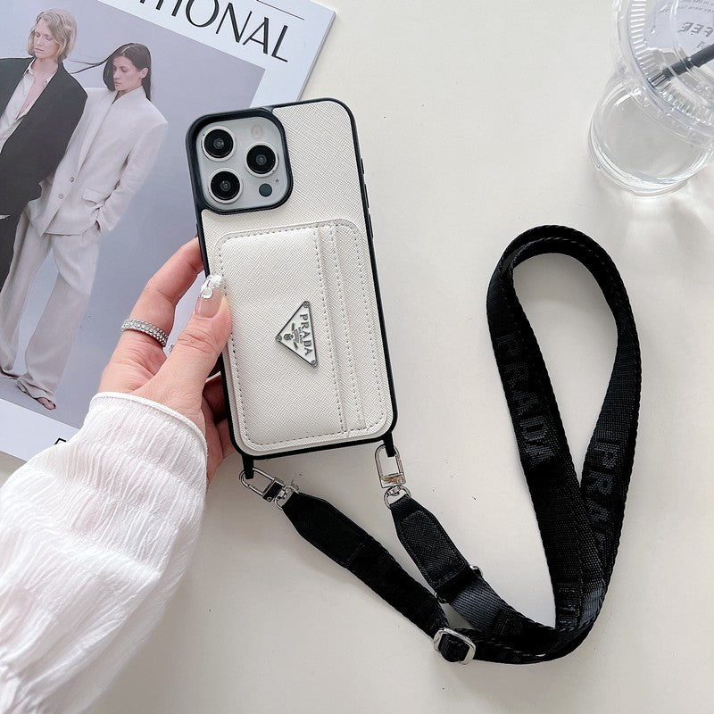 Pra Card Holder Crossbody iPhone Case