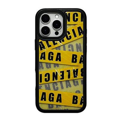 BB Yellow & Red iPhone Case