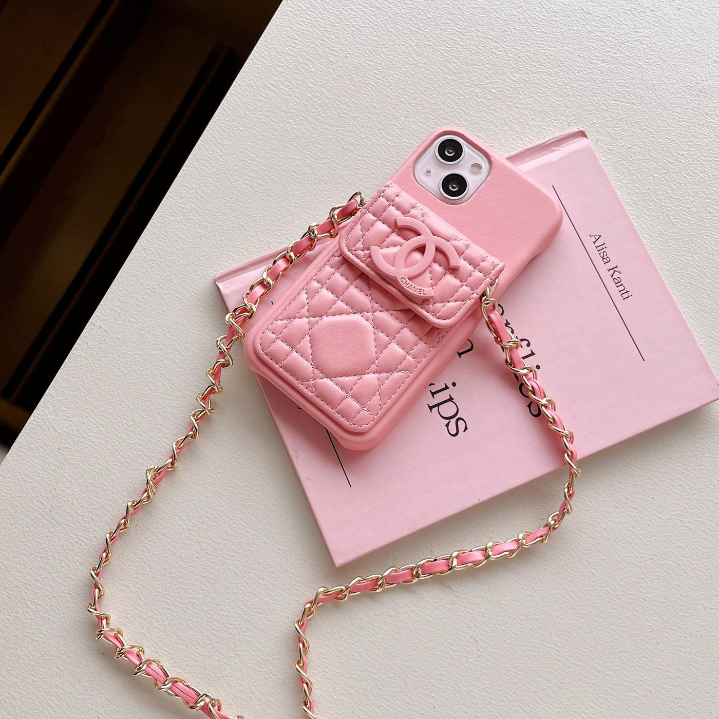 CC Card Holder Chain iPhone Case