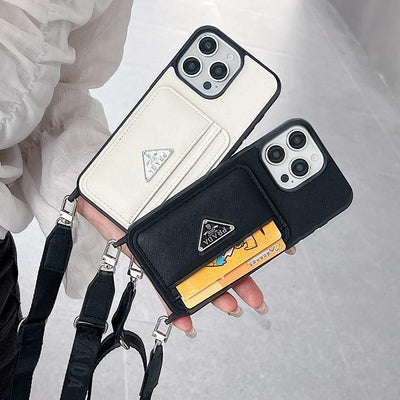 Pra Card Holder Crossbody iPhone Case