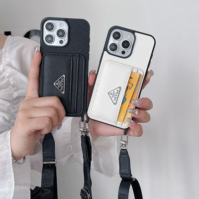 Pra Card Holder Crossbody iPhone Case