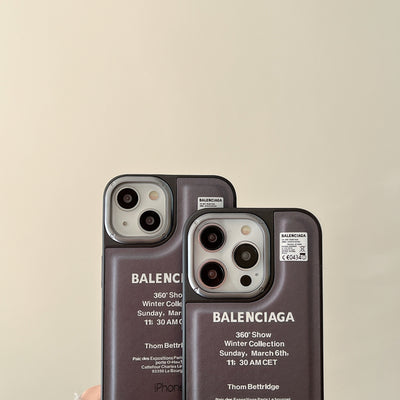 BB Leather iPhone Case