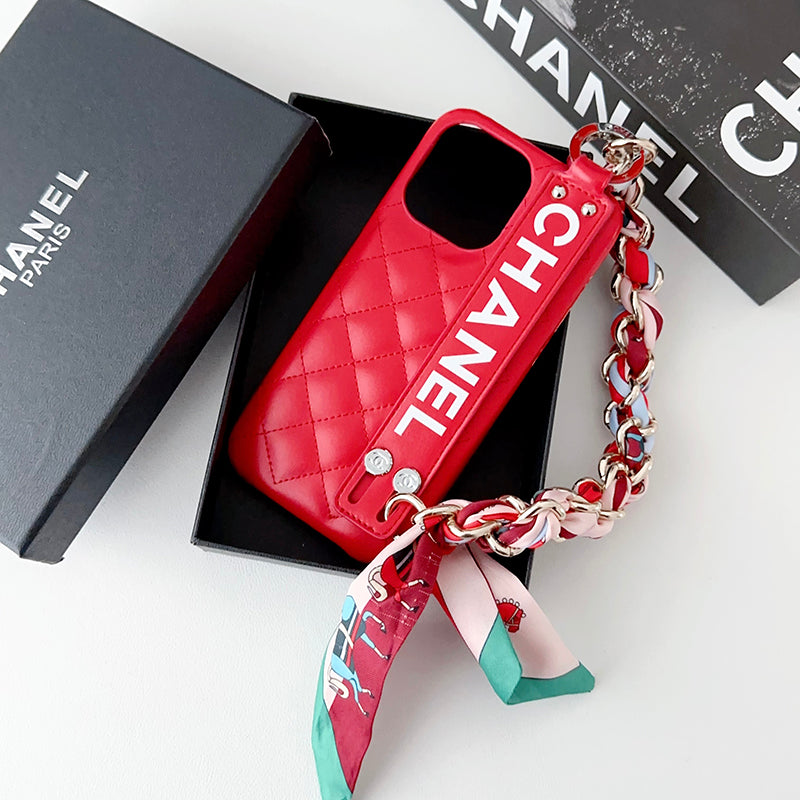 CC Scarves Leather iPhone Case