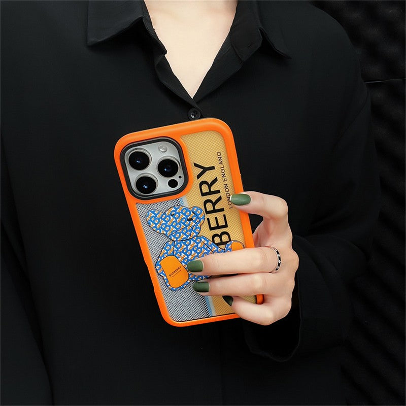 Bur Orange iPhone Case