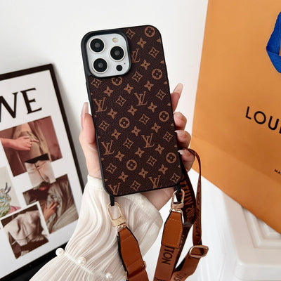 Lou Brown Crossbody iPhone Case