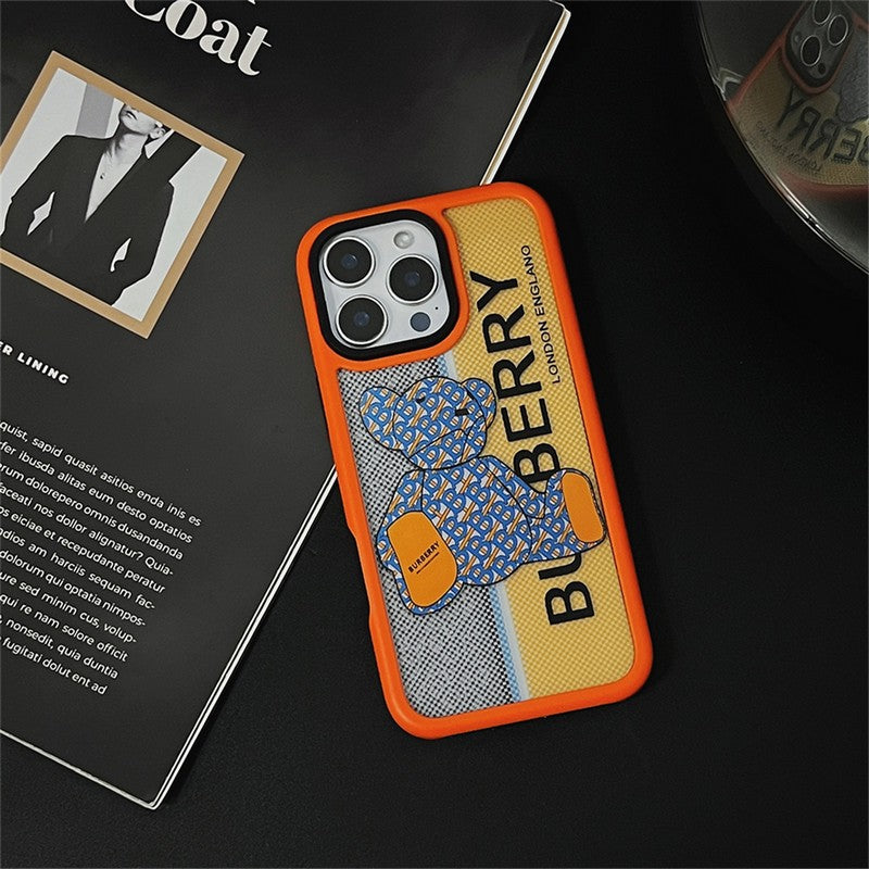 Bur Orange iPhone Case