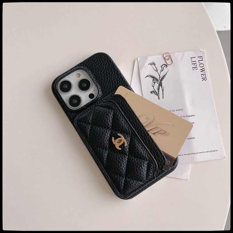 CC Side Card Bag Color iPhone Case