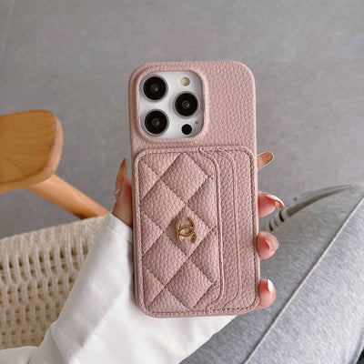 CC Side Card Bag Color iPhone Case