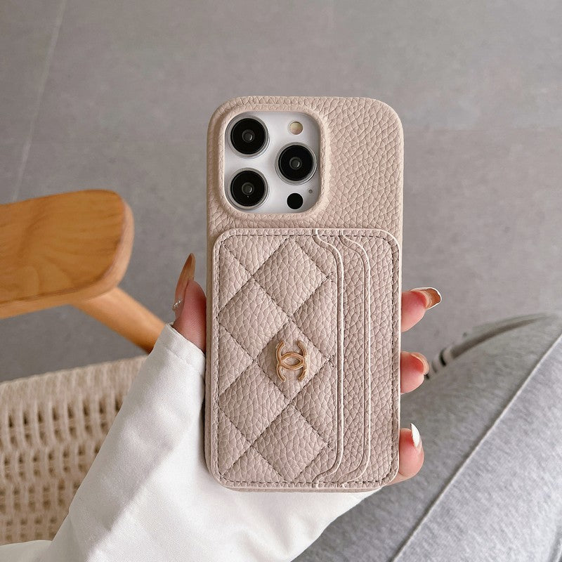 CC Side Card Bag Color iPhone Case