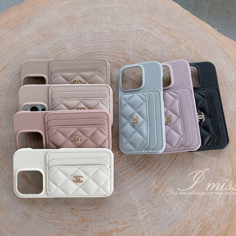 CC Side Card Bag Color iPhone Case