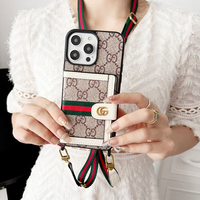 GG Card Bag Chain Classic iPhone Case