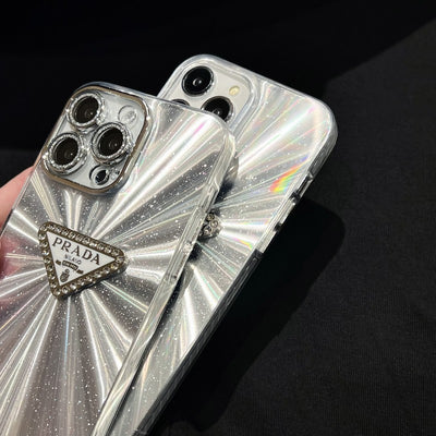 Pra Silver Color Hand Chain iPhone Case