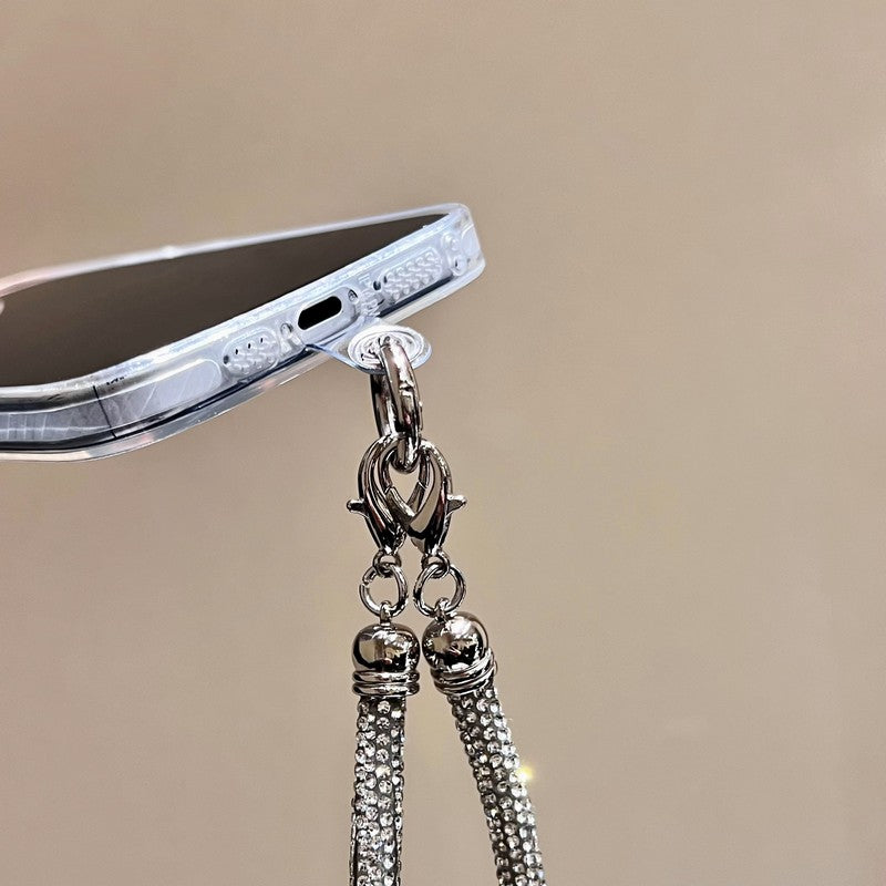 Pra Silver Color Hand Chain iPhone Case