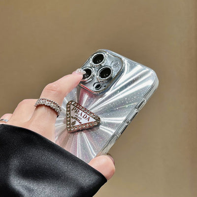 Pra Silver Color Hand Chain iPhone Case