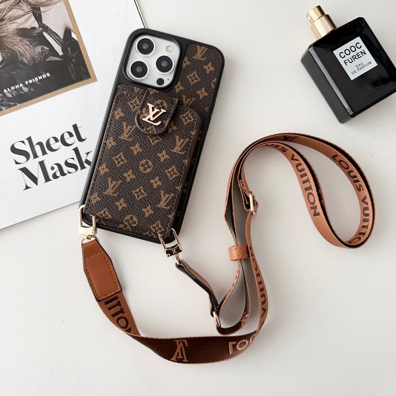 Lou Classic Crossbody Card Bag iPhone Case