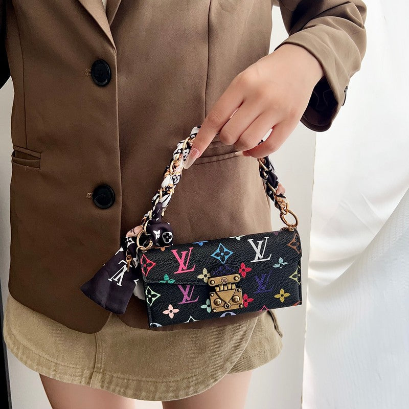 Louis Color Crossbody Bag iPhone Case