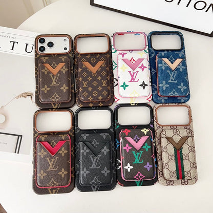 Louis GG Color Card Bag iPhone Case