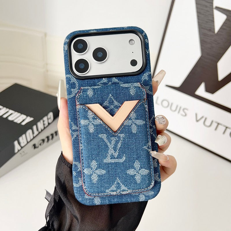 Louis GG Color Card Bag iPhone Case