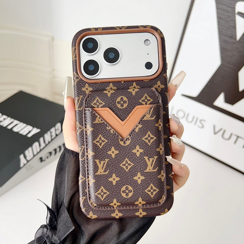 Louis GG Color Card Bag iPhone Case