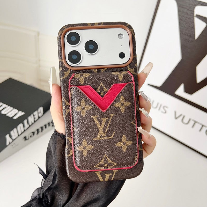 Louis GG Color Card Bag iPhone Case