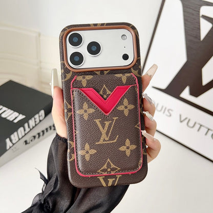 Louis GG Color Card Bag iPhone Case