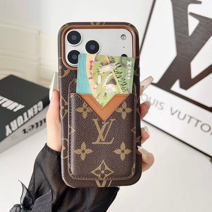 Louis GG Color Card Bag iPhone Case