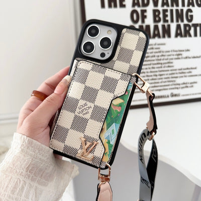 Louis Side Card Bag Crossbody Color iPhone Case