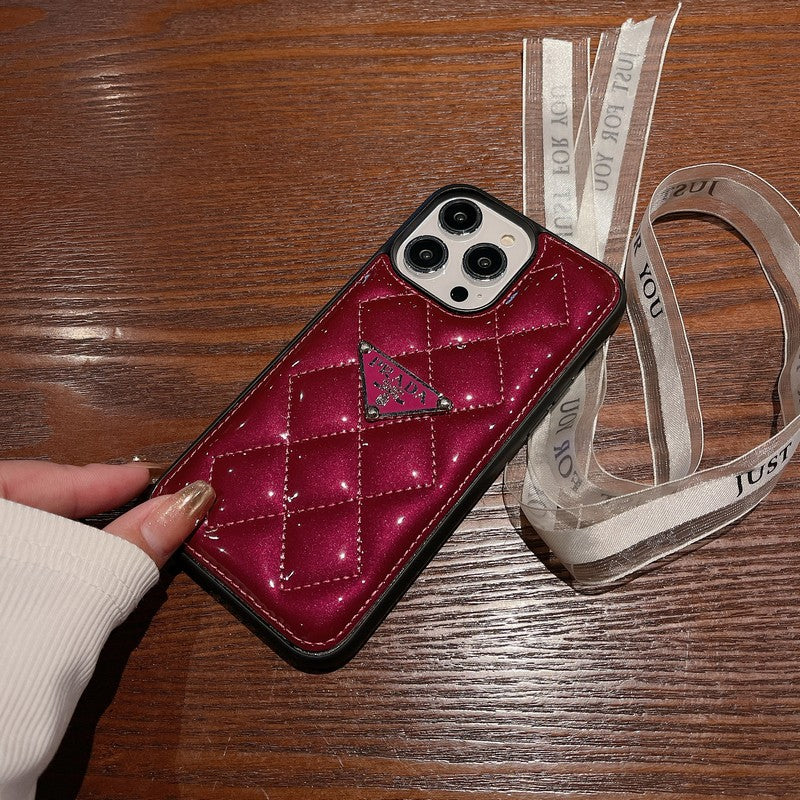 Pra Color Leather iPhone Case