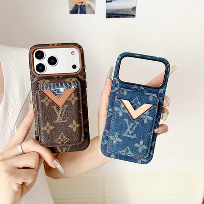 Louis GG Color Card Bag iPhone Case
