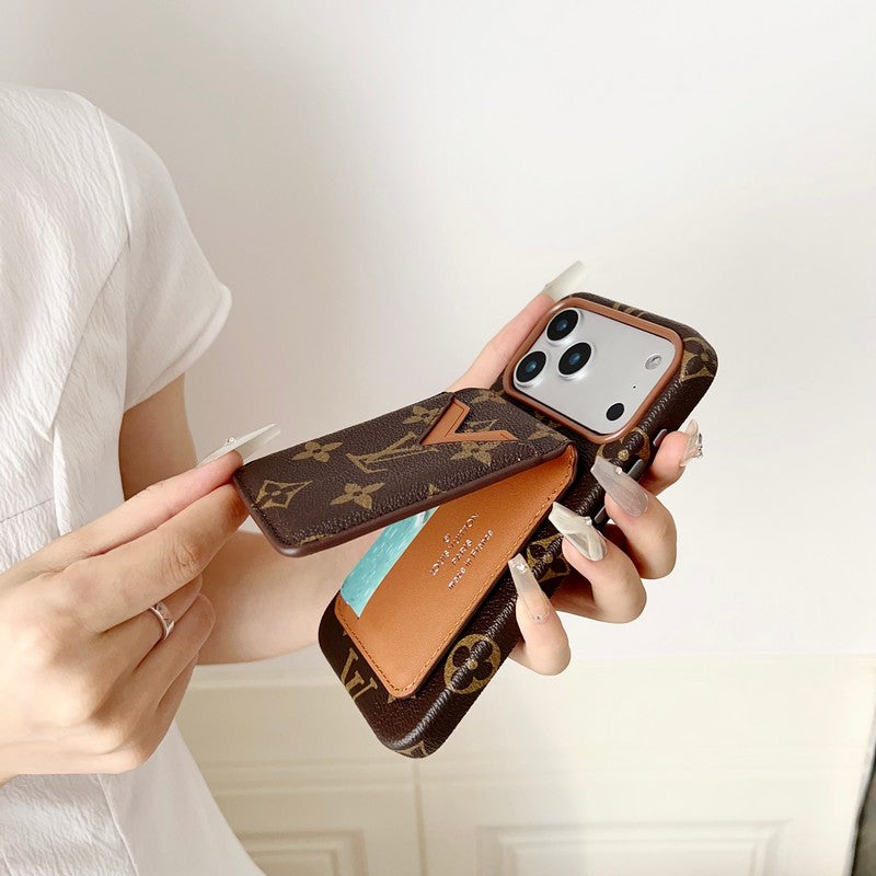Louis GG Color Card Bag iPhone Case