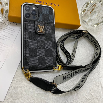 Louis Card Bag Chain iPhone Case