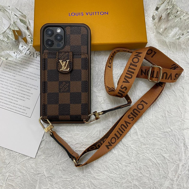 Louis Card Bag Chain iPhone Case