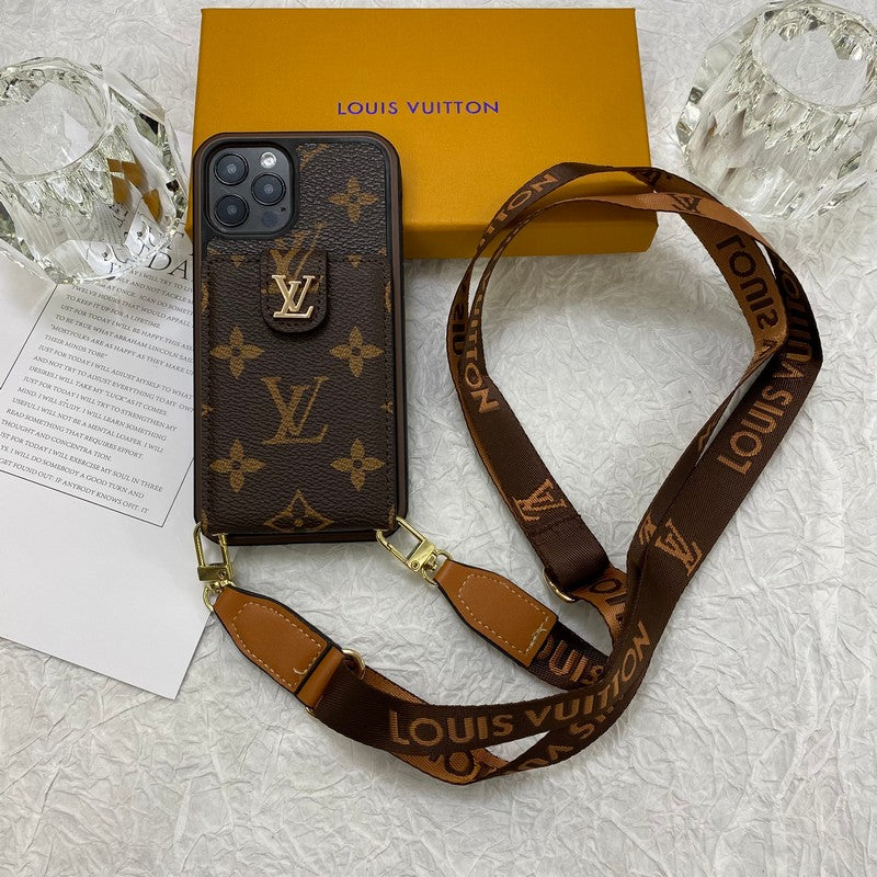 Louis Card Bag Chain iPhone Case