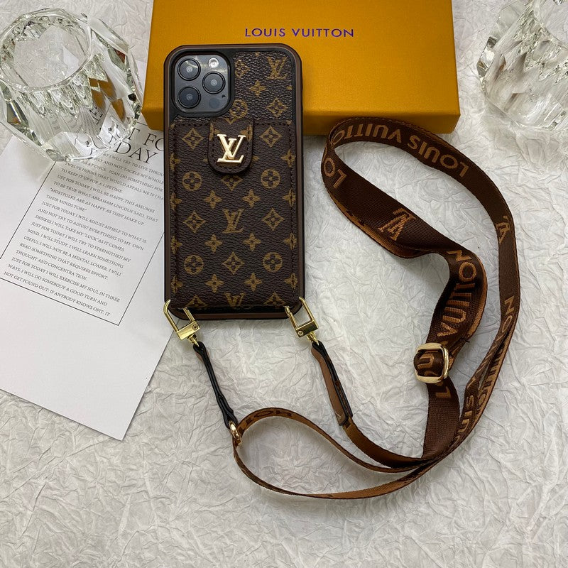 Louis Card Bag Chain iPhone Case