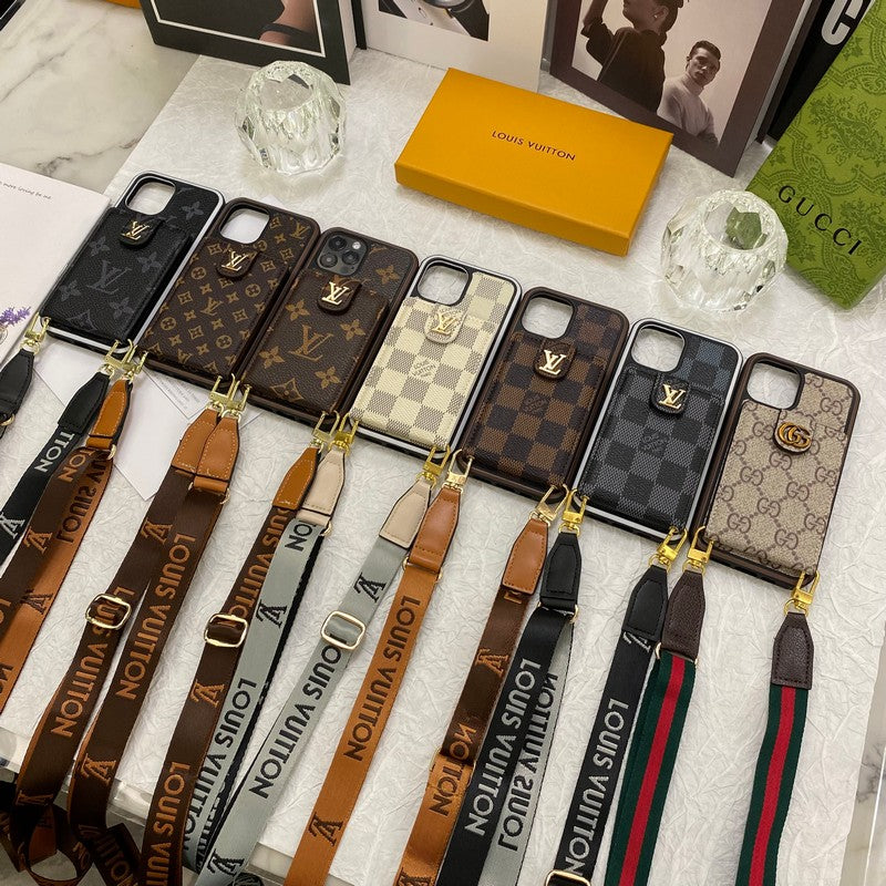 Louis Card Bag Chain iPhone Case