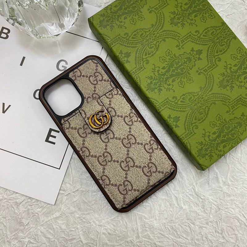 GG Card Bag Chain iPhone Case